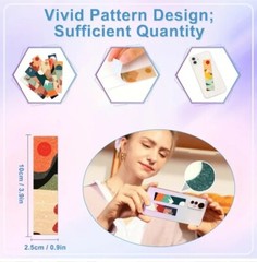 10 Piece Assorted Stickers Textured Sensory Calming Anxiety Strip Stickers