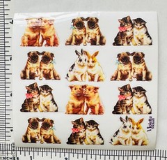 Violette Stickers Sweetheart Pets Crafts Planner Supply Scrapbook Dogs Cats Pig