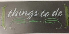 CHALK IT NOW TO DO Die-Cut Stickers K&Company•Labeling•Journaling •Errands•Lists