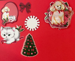 RECOLLECTIONS HOLLY JOLLY DIE CUT SHAPES EPHEMERA 40 PC CHRISTMAS 2025 ~ NEW