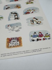 Lot 100s Vintage SCHOLASTIC & Troll Christmas Stickers NEW