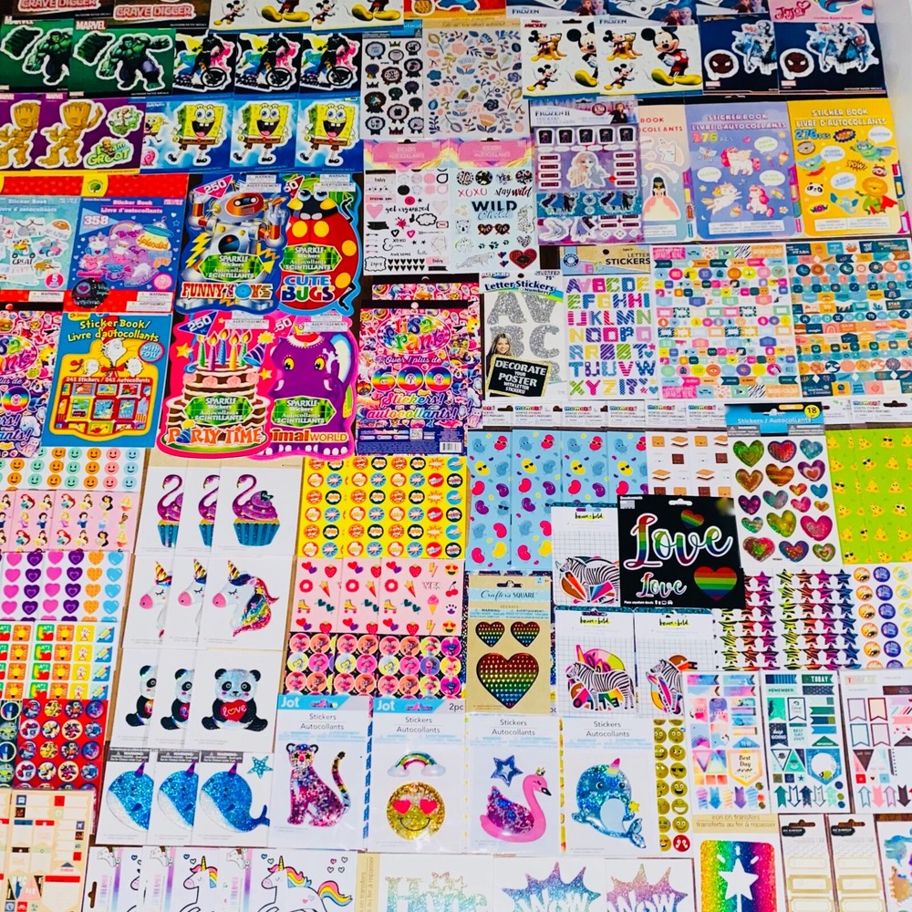729+ HUGE Lot Scrapbooking Stickers Great Variety Supplies mxd Themes SCENTED +