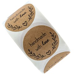 White Sticky Labels Strong Adhesiveness Stickers High Quality