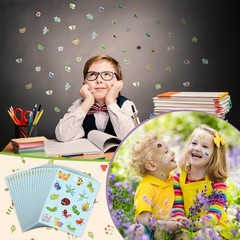 Frienda 480 Pcs Spring Insect each piece is approx. 1 x 1 inch, Multi