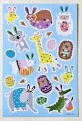 Happy Easter Sticker sheet.