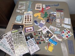 Scrapbook Supplies Lot, Paper & Stickers-Boy Themed, new baby, toddler and teen