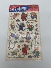 Vtg. 1998 Forget Me Not American Greetings Sticker Zone “Busytown” Lot Of 2