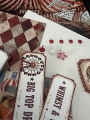 Circus Junk Journal Kit Ephemera Pack Vintage Carnival Scrapbook 101 Pieces