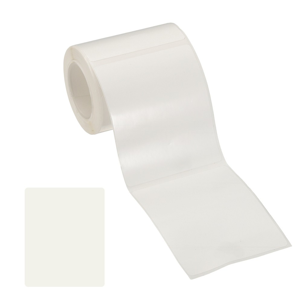 110 Pcs Thermal Sticker Paper, 2×2.4″ Square Thermal Printer Label, White