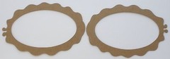 {3} *ORNATE OVAL FRAME* Picture Frames Bare Chipboard Die Cuts – 3 5/8″ x 5 1/2