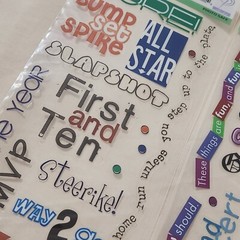NEW Lot 2 Sheets Stickers ALL STAR BACK TO SCHOOL Phrase Cafe Phrases Quotes-A/G