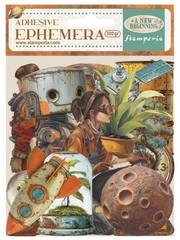Stamperia A NEW BEGINNING Adhesive Ephemera Space Robot 40pc DFLCT77