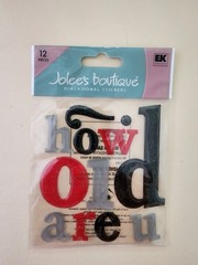 Retired Jolee’s Boutique Embellishment – How Old Are You? – SPJB336