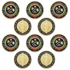 10 Pcs Put on the Whole Armor of God Coin Religious Prayer Coins for Christia…