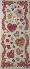 BE MINE Stickers(36pc)Frances Meyer•Valentine’s Day•Hearts •Bows•Card Making•
