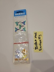 Sheet Hambly Lot Strips Prismatic Glitter Birds Stars Fish NOS & LOOSE