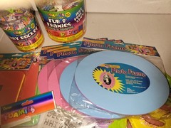 Mixed Craft & Novelty Lot – Foamies Tubs, Photo Frames, Foul Teeth, Stickers