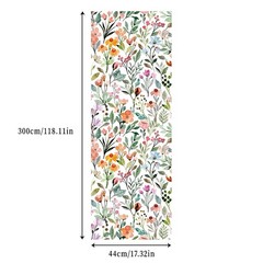 Floral Peel & Stick Wallpaper – Renter Friendly, Pink Vintage, Watercolor Wal…
