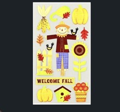 Sticko Stickers Glitter Welcome Fall