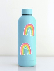 Rainbow Die Cut Vinyl Stickers Scrapbooking Laptop Waterbottle