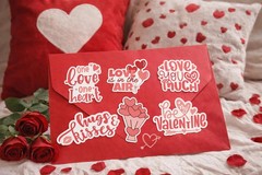 Valentine’s Day Sticker Set – 12 Piece