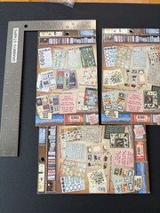 7 Gypsies Architextures Ephemera Collage Mixed Media Lot 3 Stash Paque Stickers