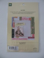 Making Memories VACATION Word Fetti Stickers 114 Stickers NIP