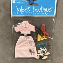 Jolee Scrapbook Sticker Pack Of 4 Graduation/Cheerleader/Men’s Formal/Girl 1950s