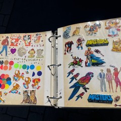 2500+ Stickers Vintage 80s Puff Scratch N Sniff Binder 48 Pages Front & Back 🔥