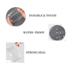 Clear Resealable Zip Lock Top 2 MIL Plastic Bag Baggies SAMPLE: 2×3, 3×5, 4×6