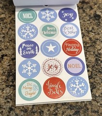 Hobby Lobby CHRISTMAS 2021 Sticker Book Holiday Winter Alphabet 872 Pieces