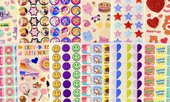 544 STICKER Lot Mxd Sandylion Hallmark Crafters Corner American Greetings