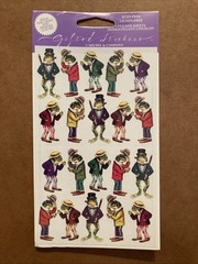 New Gifted Stickers Michel & Co Dressed Up Frogs Croak Club 1997 John Grossman