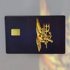 USN NAVY EAGLE TRIDENT US FLAG CREDIT DEBIT CARD CUSTOM SKIN STICKER CHIP 1PC