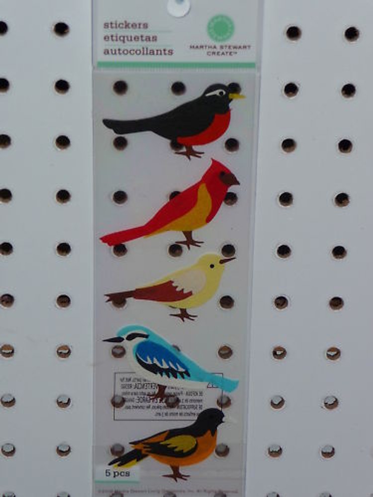 Martha Stewart Stickers Flowers Birds Wedding Baby New