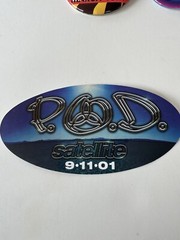 Vintage 90’s bands stickers and pins