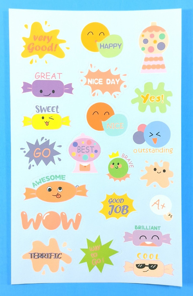Bubblegum Scented Scratch & Sniff Sticker Sheet