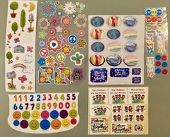 Lot of Girl Stickers! Hearts, Flowers… Paper Studio, Studio 112, Etc