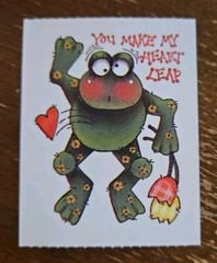 Provo Craft Scrapbooking Stickers, Prove Craft frogs, flowers and bees stickers