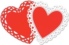 PMU Heart Silhouettes 15 Inches (24/Pkg) Pkg/1