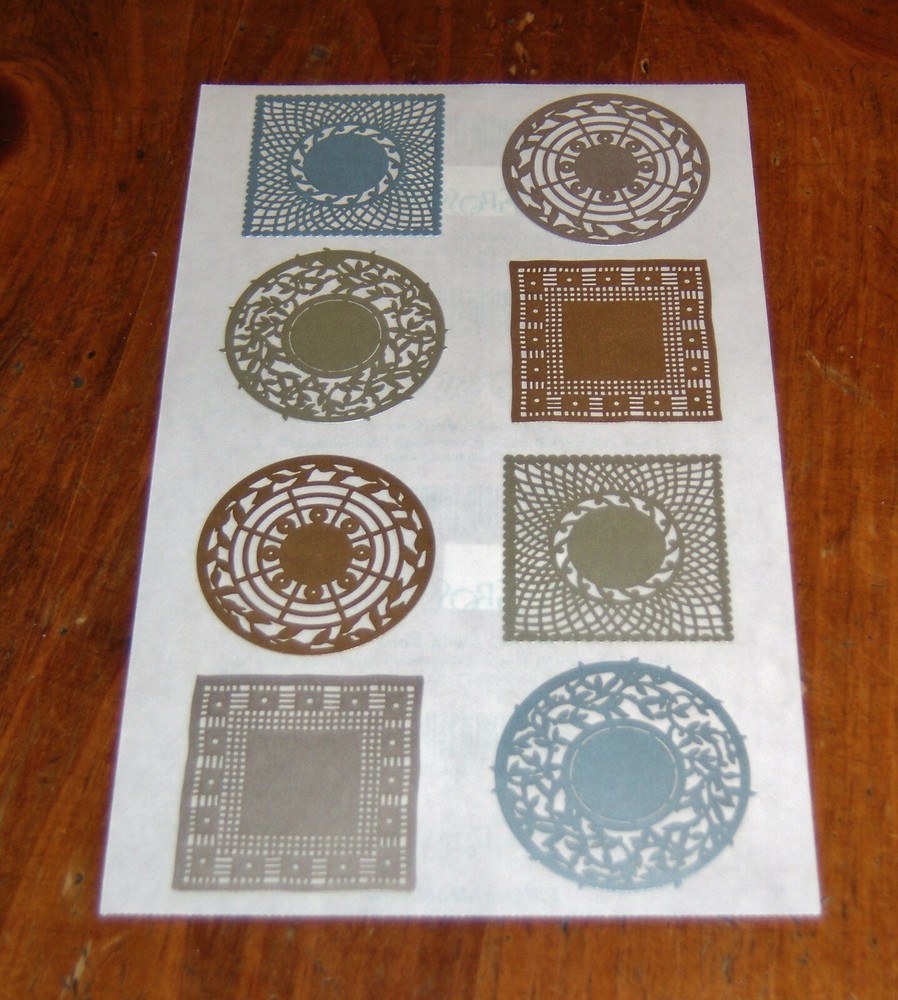 Mrs. Grossman Sticker Sheet ~ Paper Whispers Filigree Medallions