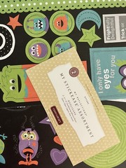 Close To My Heart «HOULIGANS» Halloween 2 Adhesive Sheets Acid Free #X7129C NEW
