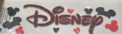 Disney EK Success Embroidered DISNEY Embroidered Sticker NEW & mickey ears 9×3