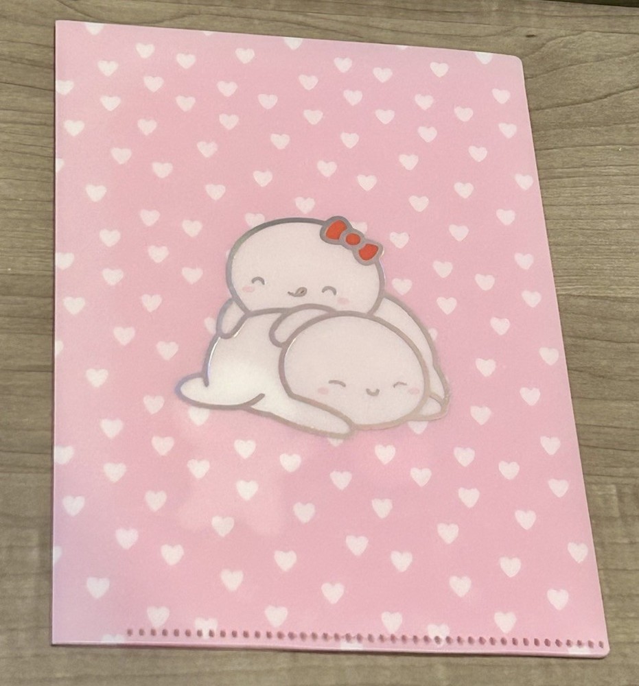 New Happie Scrappie x OMWL Collab Pink Munchkins Large Sticker Folder