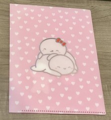 New Happie Scrappie x OMWL Collab Pink Munchkins Large Sticker Folder
