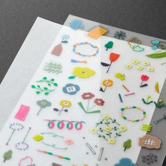 MIDORI sticker transfer Nordic motif 82631006
