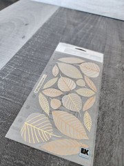 Sticko Stickers – Vellum Leaves Brown & Orange Scrapbooking RETIRED NEW #28