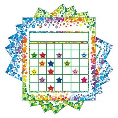 80 Pack Incentive Reward Chart Behavior and Chore Charts with 2400 Star Stickers
