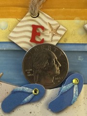 TIDE Dimensional Border Embellishment(1pc)Beach•Water •Flip-Flops•Card Making•