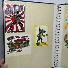 Vintage 1980’s Sticker Book With Original Stickers/Smurfs/scratch N sniff/He-man
